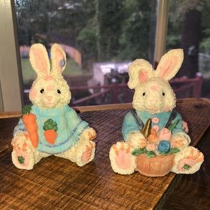 Easter bunny Spring Time figurines